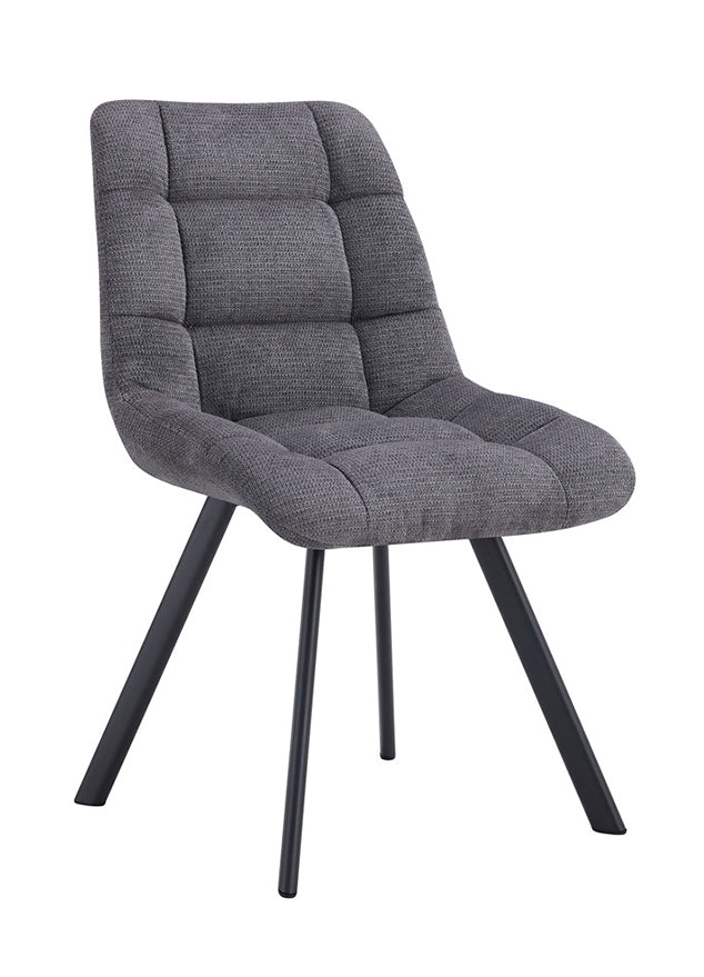 Chaise design pour salle à manger anthracite - Liz