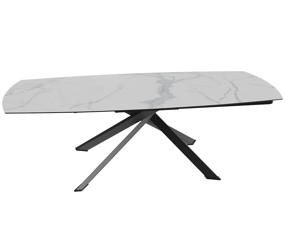 Table extensible céramique 160cm (240cm ouverte) - Kheo