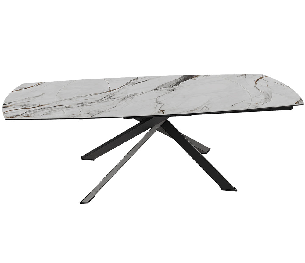 Table extensible céramique 160cm (240cm ouverte) - Kheo