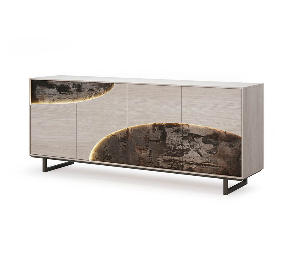 Buffet de salle à manger design luxe en bois 4 portes - Capy