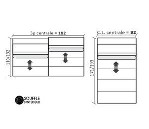 module Canapé d'angle beige modulable luxe haut de gamme - Souffle d'intérieur