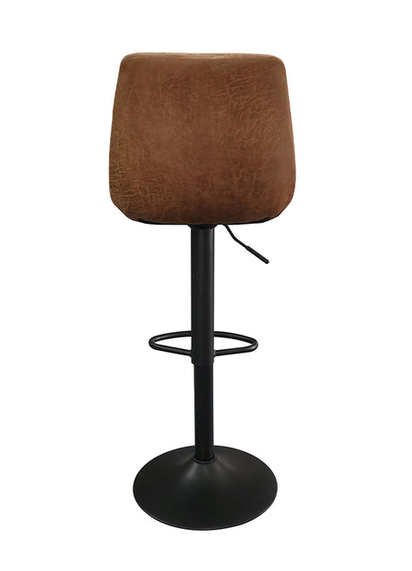 Chaise de bar tabouret cognac - Rousseau Furniture - Souffle d'Intérieur