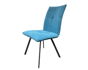 Chaise de salle a manger moderne bleu - Souffle d'intérieur