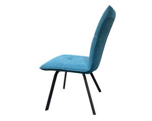 Chaise de salle a manger moderne bleu - Souffle d'intérieur