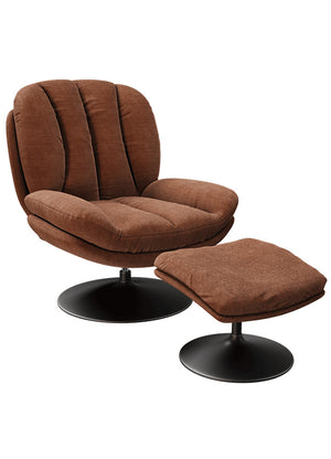 Fauteuil de salon confortable pivotant - Akante - Souffle d'intérieur