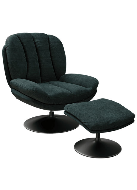 Fauteuil de salon confortable pivotant - Akante - Souffle d'intérieur