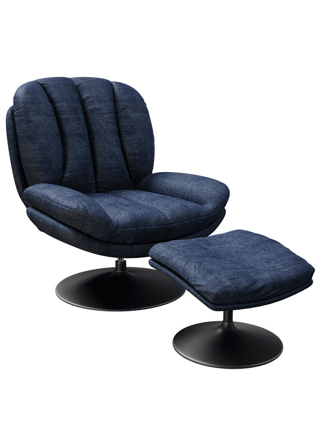 Fauteuil de salon confortable pivotant - Akante - Souffle d'intérieur