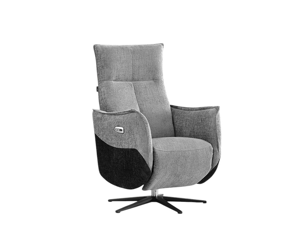 Fauteuil relaxant electrique gris - Centrelec - Souffle d'intérieur