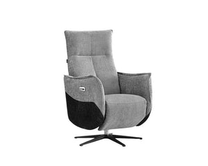 Fauteuil relaxant electrique gris - Centrelec - Souffle d'intérieur