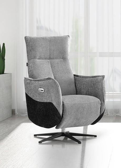 Fauteuil relaxant electrique gris - Centrelec - Souffle d'intérieur