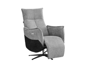 Fauteuil relaxant electrique gris - Centrelec - Souffle d'intérieur