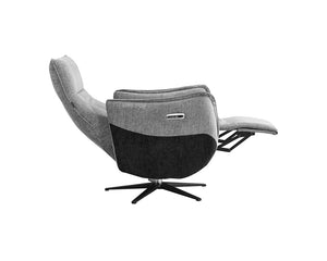 Fauteuil relaxant electrique gris - Centrelec - Souffle d'intérieur