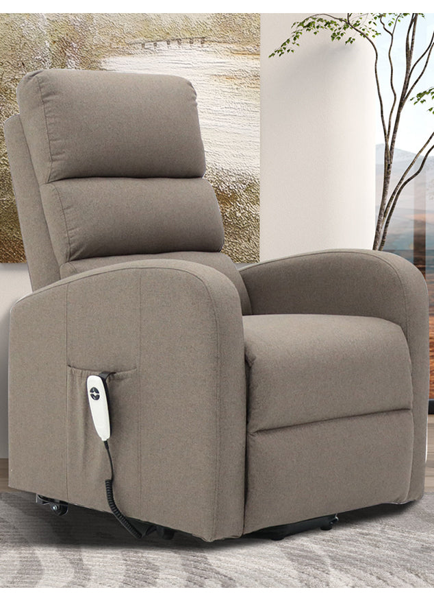 Fauteuil releveur electrique en tissu - Bruce