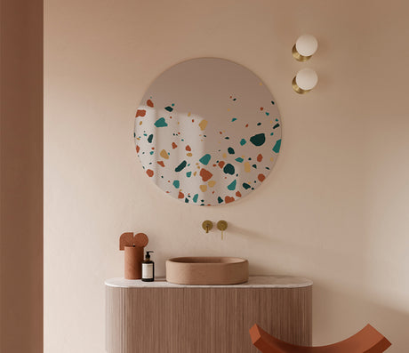 Grand miroir rond 100 cm - Deknudt mirrors - Souffle d'Intérieur