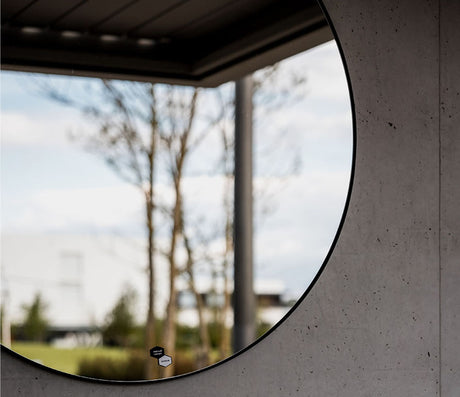 Grand miroir rond de jardin - Deknudt mirrors - Souffle d'Intérieur