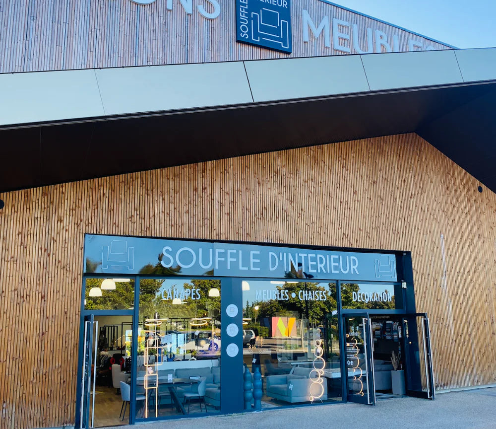 magasin de Table basse céramique et bois plateau relevable - Akante - Souffle d'intérieur