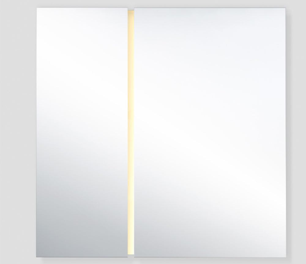 Miroir carré design lumineux 200x200cm - Luna
