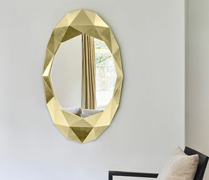 Miroir décoratif or mural design contemporain - Deknudt mirrors - Souffle d'Intérieur