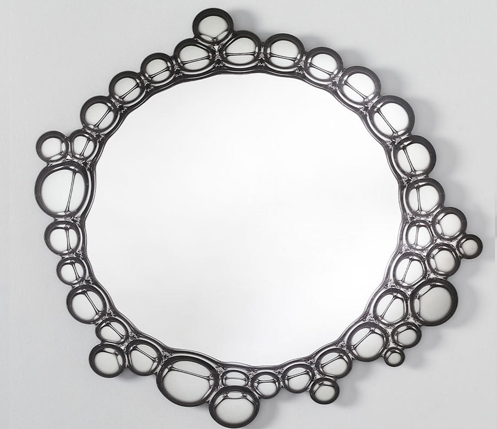 Miroir design contemporain rond style unique - Deknudt - Souffle d'intérieur 