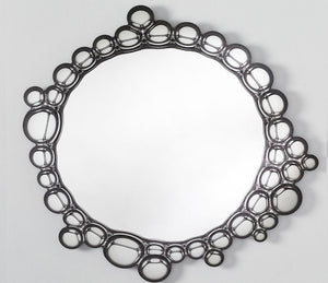 Miroir design contemporain rond style unique - Deknudt - Souffle d'intérieur 