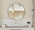 Miroir design rond élégant pour salle de bain - Deknudt - Souffle d'intérieur 