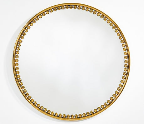 Miroir doré rond salon - Deknudt mirrors - Souffle d'Intérieur