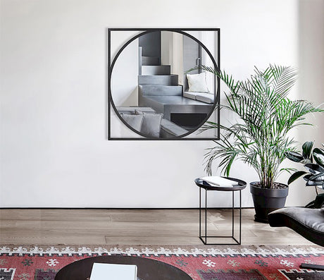 Miroir mural moderne rond design - Deknudt mirrors - Souffle d'Intérieur