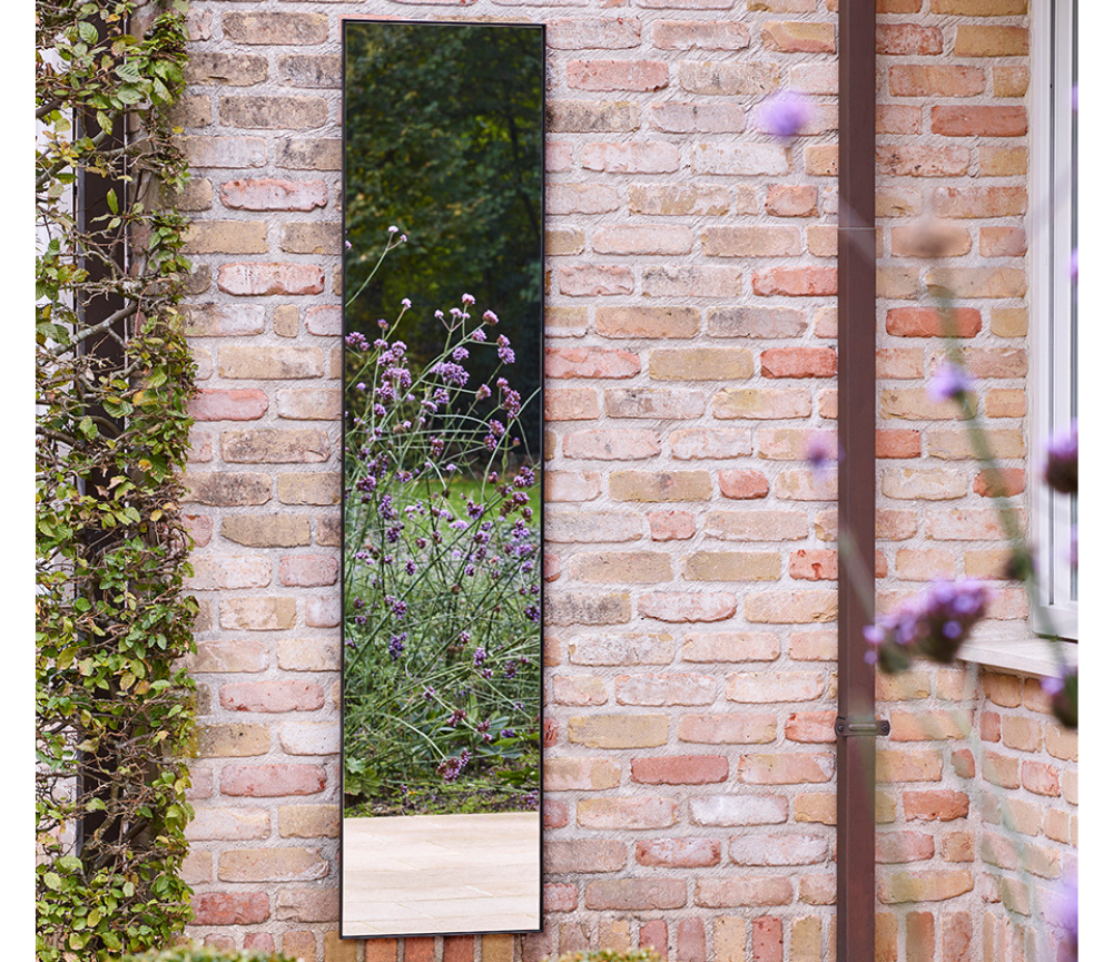 Grand miroir extérieur jardin 175x40cm - Lucka