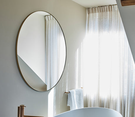 Miroir rond design salle de bain - Deknudt mirrors - Souffle d'Intérieur