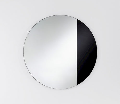 Miroir rond mural design noir - Deknudt mirrors - Souffle d'Intérieur