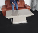 Table basse relevable en verre 125x75cm - Jul