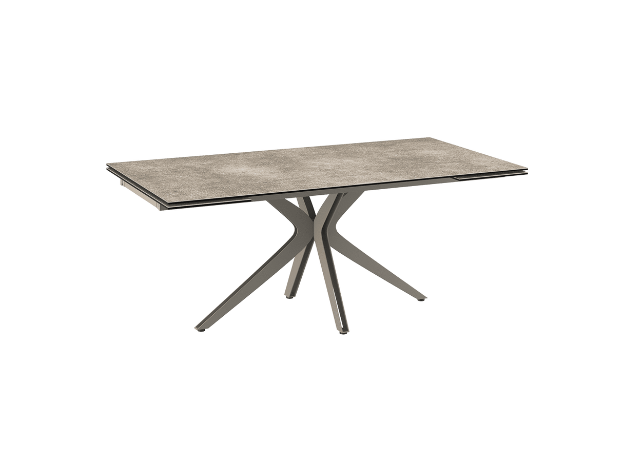 Table céramique extensible taupe - Indina