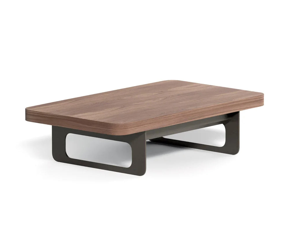 Table basse avec plateau relevable bois - Ozzio - Souffle d'intérieur