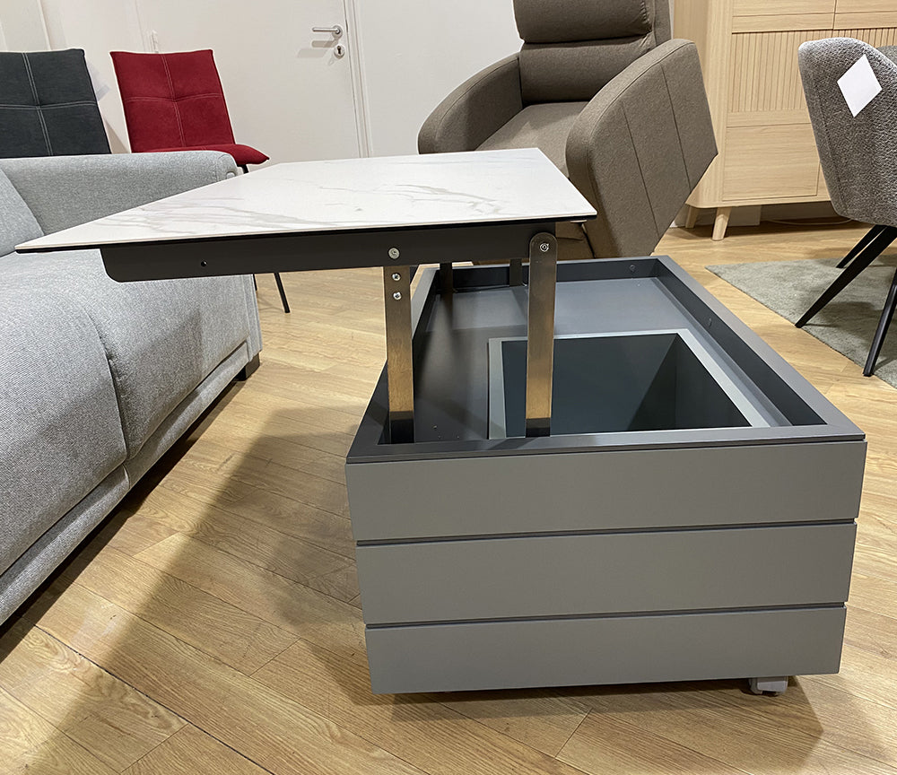 Table basse avec plateau relevable céramique - Manuella