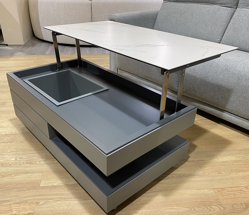 Table basse avec plateau relevable céramique - Manuella