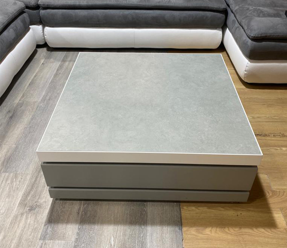 Table basse céramique avec plateau relevable - Reversy