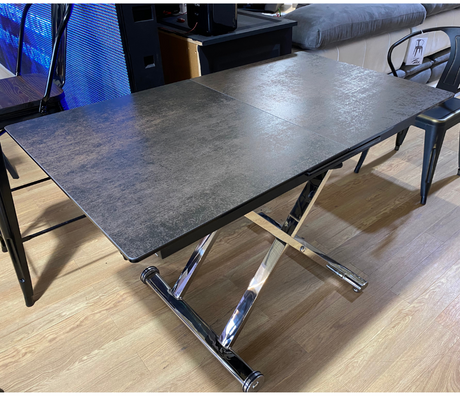 table basse relevable et extensible céramique - Souffle d'intérieur