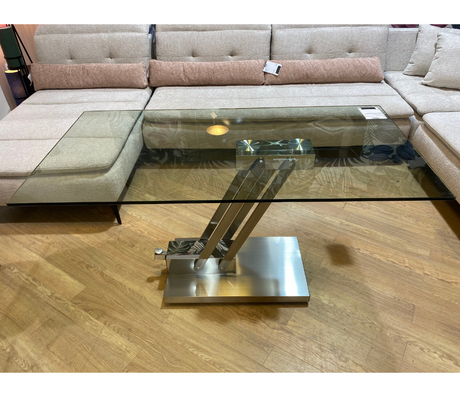 table basse relevable en verre trempé design luxe eda concept - Souffle d'intérieur