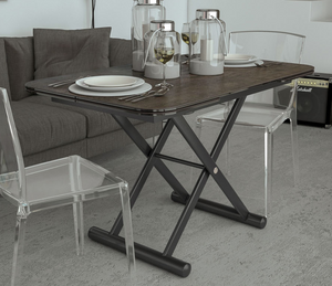 table basse relevable et extensible en céramique - Akante - Souffle d'intérieur