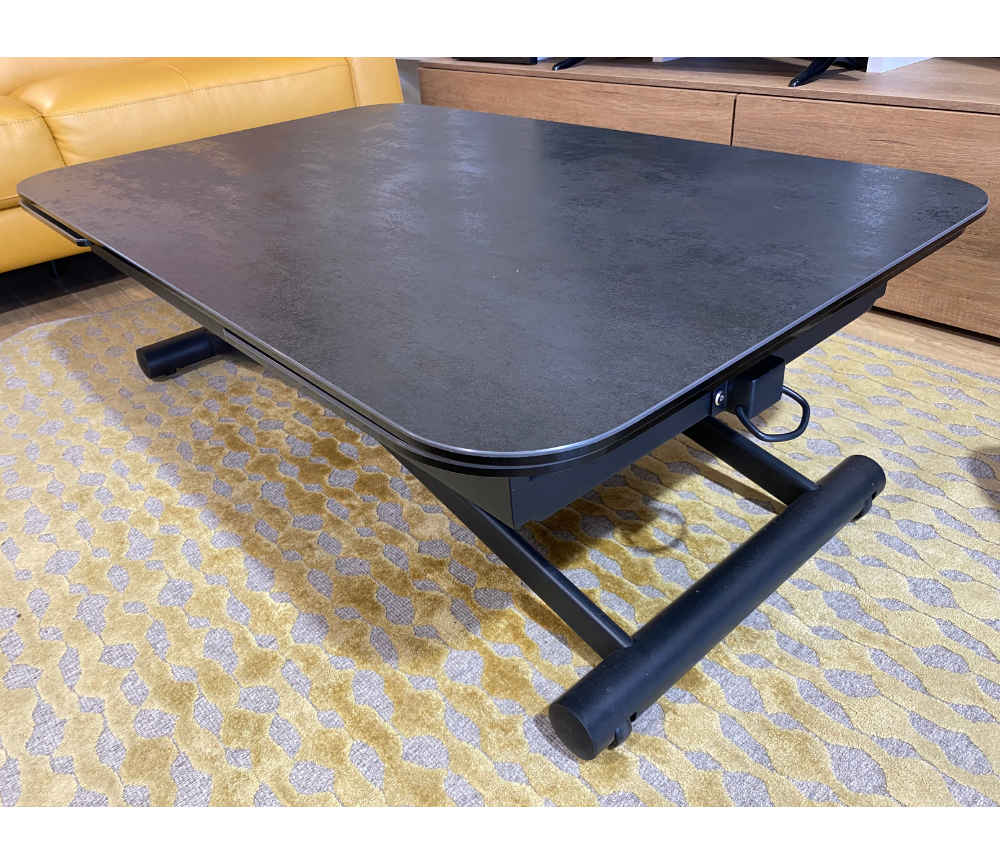 Table basse relevable et extensible en céramique avec rallonges - Akante - Souffle d'intérieur