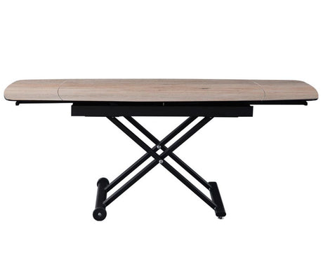 table basse relevable et extensible céramique bois - Souffle d'intérieur