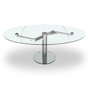 Table à manger en verre