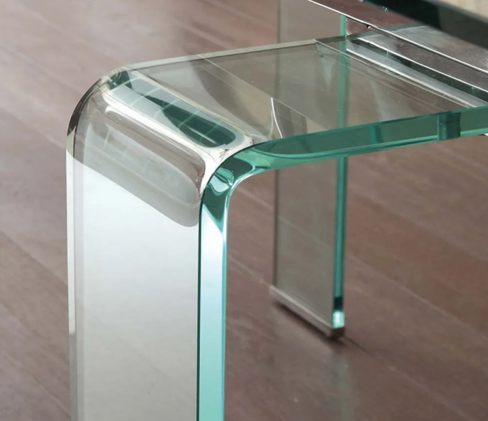 table en verre extensible