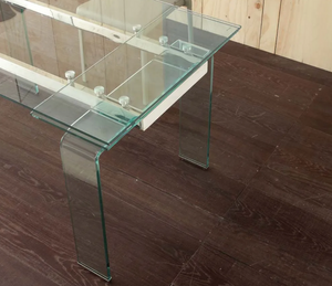 table en verre extensible