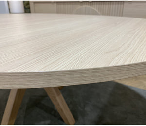 Table ronde extensible en bois - Souffle d'intérieur
