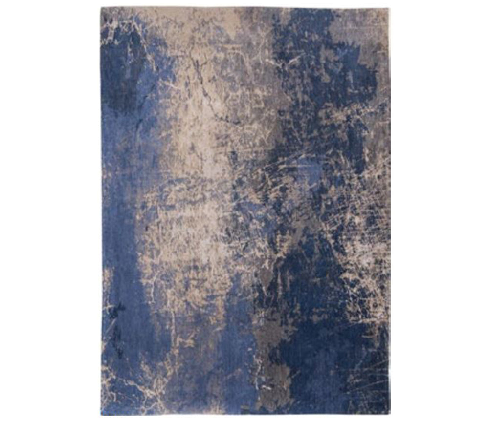 Tapis de salon bleu et gris - Salgueiro rugs - Souffle d’Intérieur