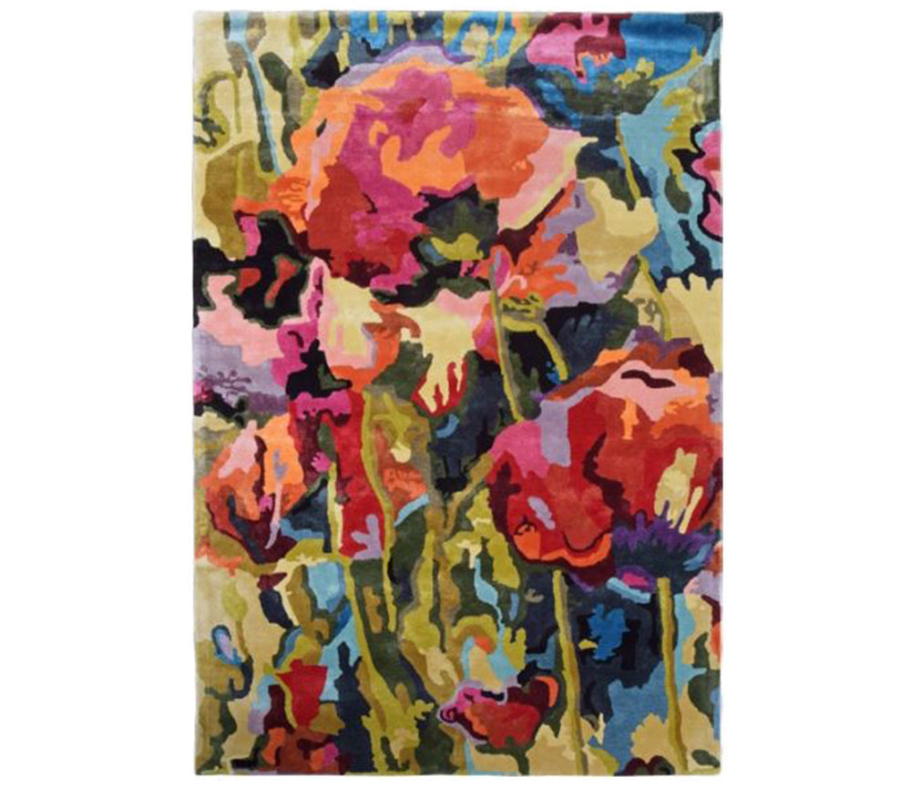 Tapis de salon coloré floral - Spring