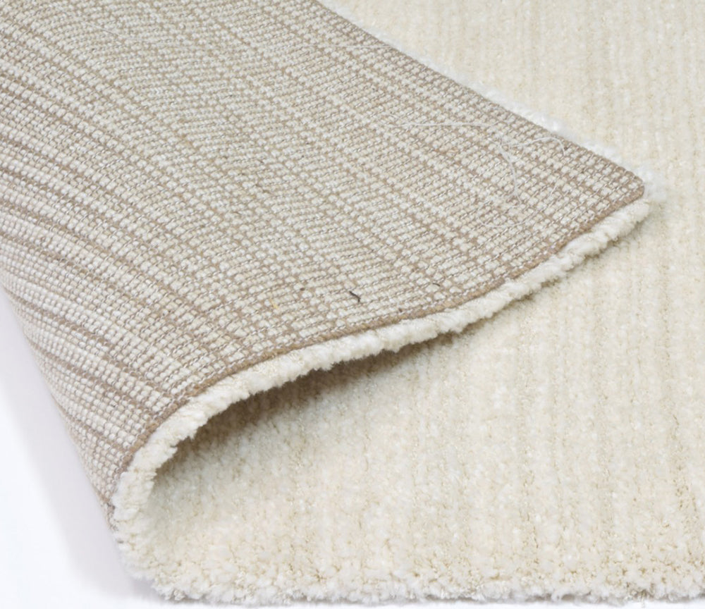 Tapis salon uni beige clair - Clubby