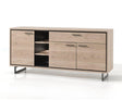 Buffet contemporain moderne en bois pieds métal design - Souffle d'intérieur