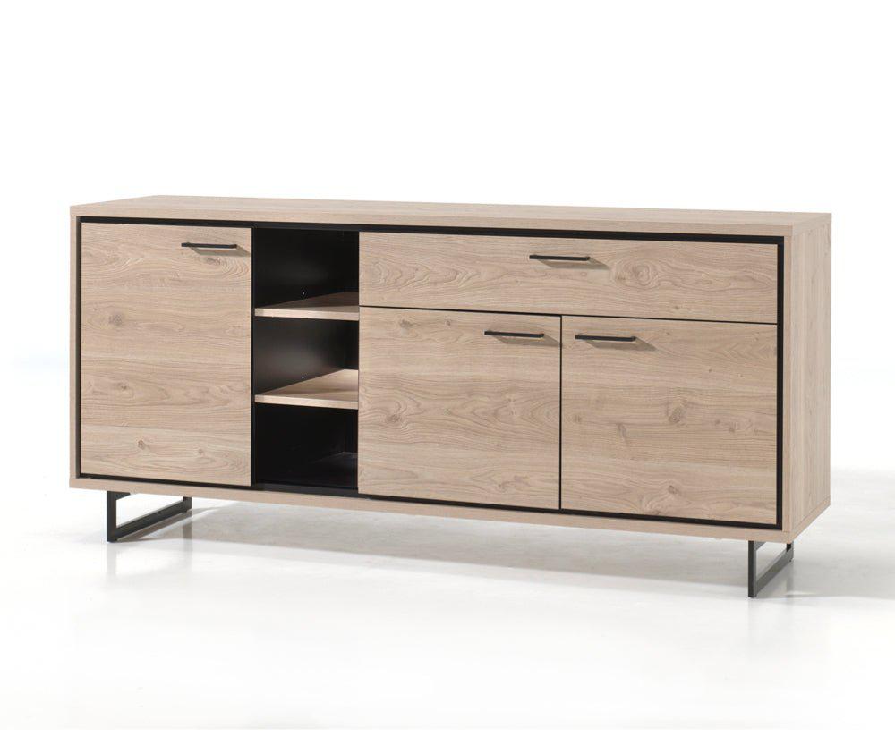 Buffet contemporain moderne en bois pieds métal design - Souffle d'intérieur